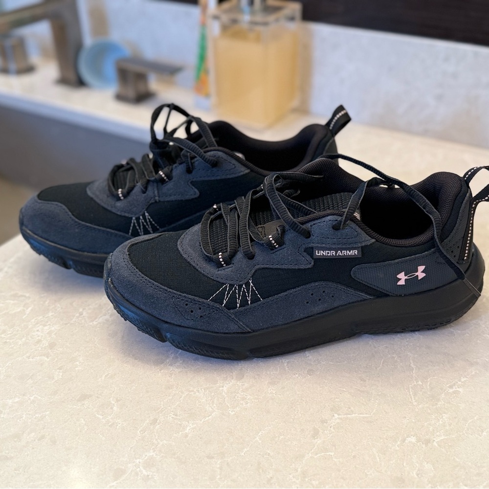 Under Armour Women’s Sneakers in Black and Pink